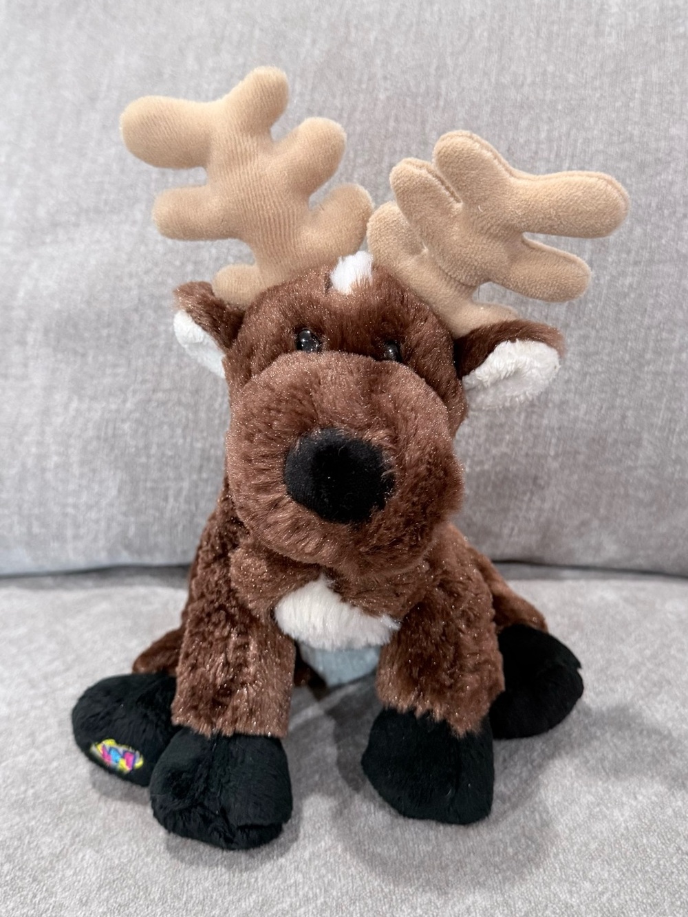 GANZ Webkinz Reindeer Plush HM137 Stuffed Animal No Code Retired